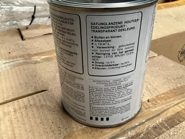 Лазурен лак за дърво, LEVIS Linitop ( 6 бр. по 15лв. ), град Сливен | Строителни Материали - снимка 4