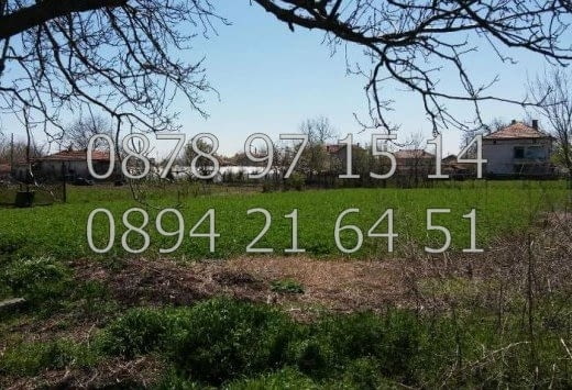 КОДг 12592. Дворното място 1000м2 в селото, в близост до главен път, със сонда за поливане. Имотът е - снимка 1