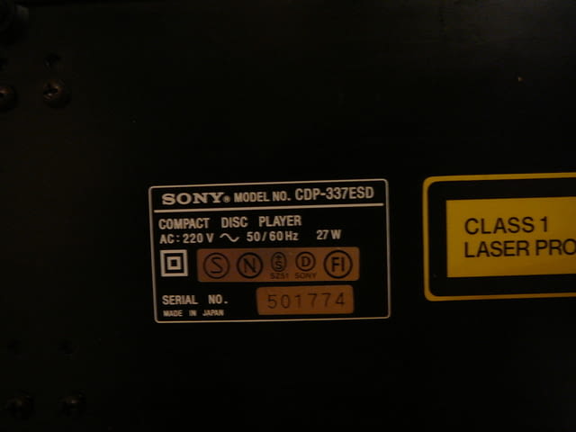 Sony cdp-337esd - град Пазарджик | Ресийвъри / Усилватели - снимка 8