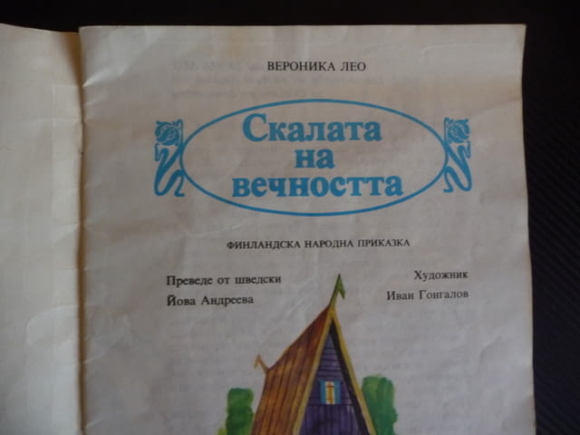 Скалата на вечността Финландска народна приказка русунки картини - снимка 2