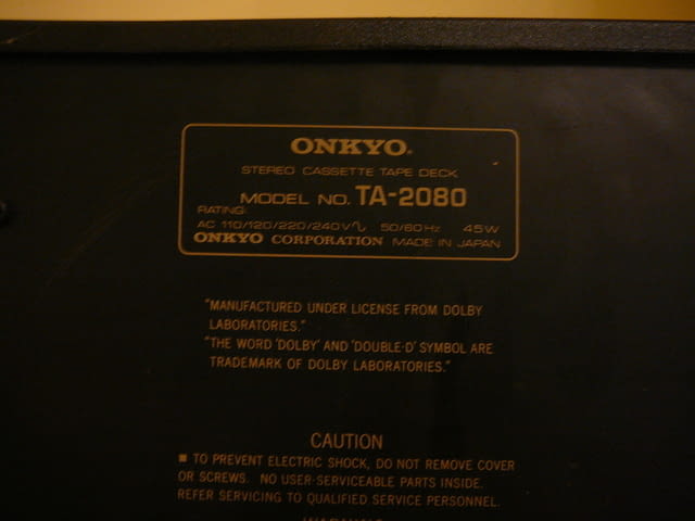 Onkyo ta-2080 - град Пазарджик | Ресийвъри / Усилватели - снимка 11
