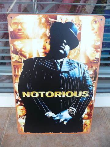 Метална табела музика The Notorious B.I.G. хип хоп рап големия - снимка 1