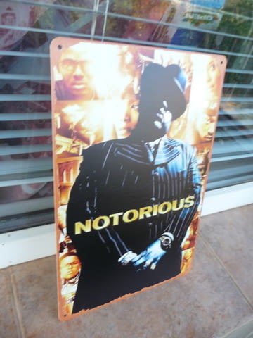 Метална табела музика The Notorious B.I.G. хип хоп рап големия - снимка 2
