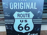 Метална табела The Original Route 66 Пътят на приключенията магистрала трафик