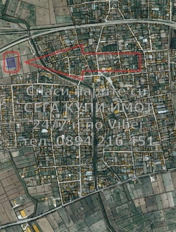 Код 61487. Поземлен имот 3300м2, кат. 5-та, в близост до регулация, път, ток и вода и ЖП линията, пр - снимка 3