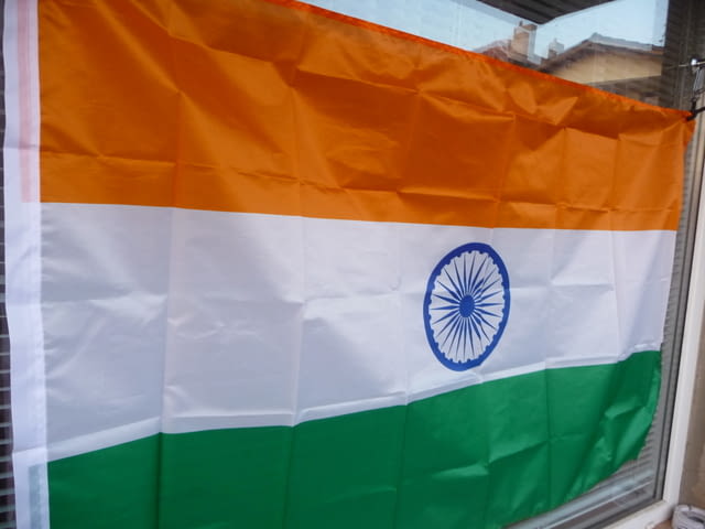 Знаме Индия Делхи индийски филми будизъм Ганг Мумбай храмове Тадж Махал - снимка 2