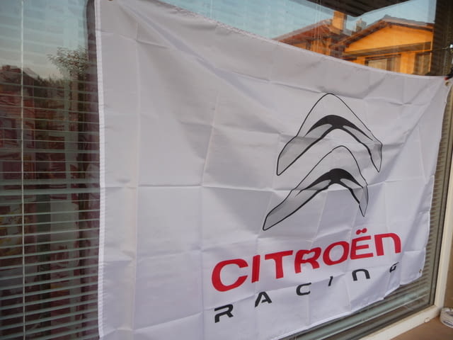 Знаме Citroën Racing Ситроен кола спортна Френска дизел бензин Франция - снимка 2