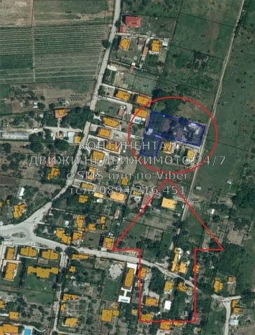 Кодг 62037. Поземлен имот 400м2 с ток, вода и сонда за поливане в самото място. Подходящо е за застр - снимка 5