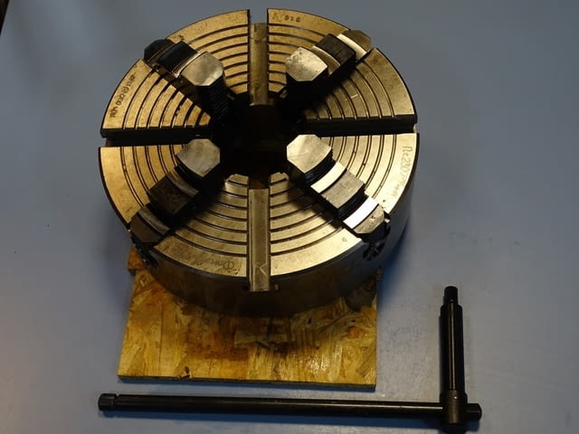 Планшайба за струг Ф315 4-челюсти USSR Independent 4-Jaw Facep late chuck - снимка 5