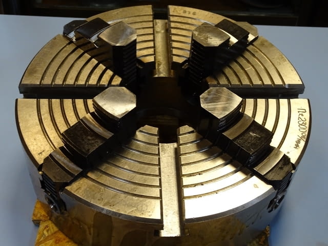 Планшайба за струг Ф315 4-челюсти USSR Independent 4-Jaw Facep late chuck - снимка 6