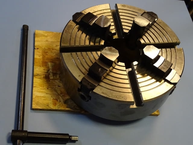 Планшайба за струг Ф315 4-челюсти USSR Independent 4-Jaw Facep late chuck - снимка 9