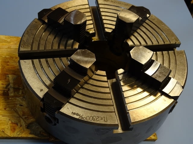 Планшайба за струг Ф315 4-челюсти USSR Independent 4-Jaw Facep late chuck - снимка 10