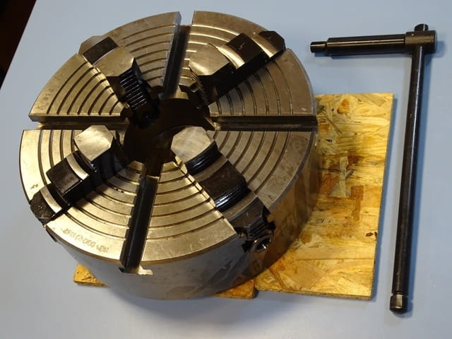 Планшайба за струг Ф315 4-челюсти USSR Independent 4-Jaw Facep late chuck - снимка 12