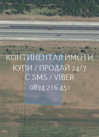 Кодл.15830.Парцел 6750м2 зем.земя с лице на първа линия - 70 метра. Подходящ за промишлено строител - снимка 1