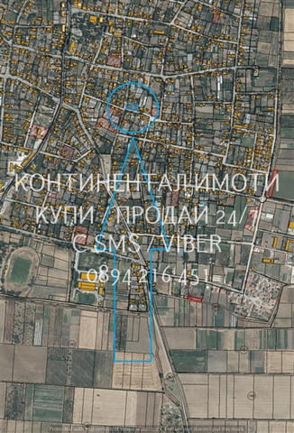 Код 63065. Дворно място 510м2, между къщи, ток и вода, близо до центъа на селото, идеална форма за ж - снимка 3