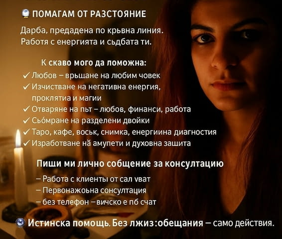 Маг Мария Помощ – лични проблеми, По рожденна дата - град Добрич | Хороскопи / Ясновидство - снимка 1