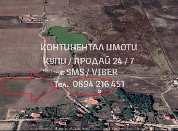 Кодг 62253. Парцел 600м2, на асфалт, собствен водоизточник, до къщи ток и вода за жилищно застрояван - снимка 3