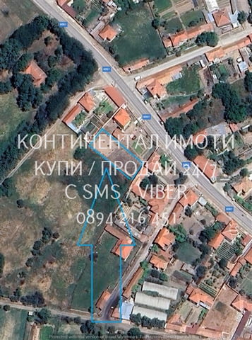 КОДг 17457. Дворно място 1520м2 до къщи, с голямо лице на улица /селска/, на метри от централната а - снимка 1