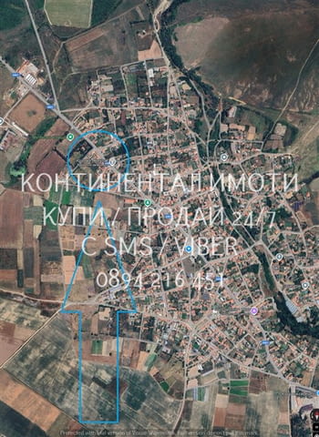 КОДг 17457. Дворно място 1520м2 до къщи, с голямо лице на улица /селска/, на метри от централната а - снимка 3