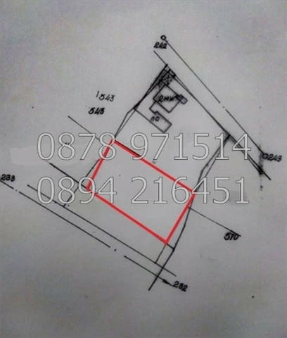 КОДг 17457. Дворно място 1520м2 до къщи, с голямо лице на улица /селска/, на метри от централната а - снимка 4