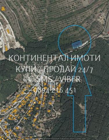 Код 63067. Поземлен имот 950м2 във високата част до новозастроени къщи с панорамна гледка към равнин - снимка 2