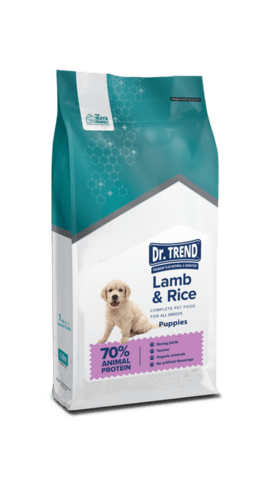 DR. TREND – ХРАНА ЗА подрастващи кученца от дребни породи с Агнешко