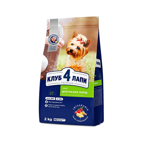 Club 4 Paws Adult Small Breed Премиум храна за дребни породи 14 кг.