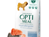 OptiMeal Dog Adult Hypoallergenic Salmon-Хипоалергенна пълноценна суха храна за възрастни кучета от
