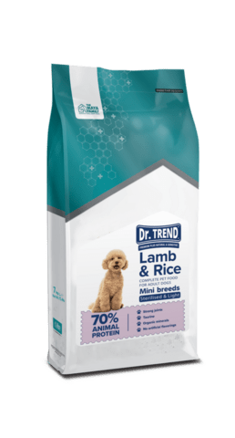 DR. TREND – Храна за кастрирани кученца и с наднормено тегло с агнешко 7 кг.