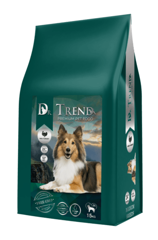 Dr. Trend Adult Medium Breed - Суха храна за израснали кучета от средните породи с пуйка - 15кг