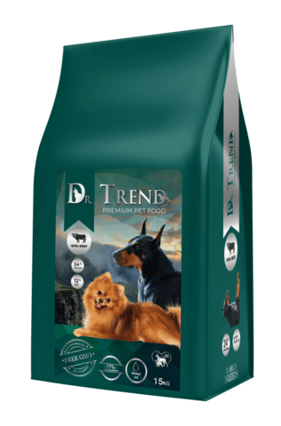 Dr. Trend Adult Large Breed - Суха храна за израснали кучета от едрите породи с говеждо - 15кг