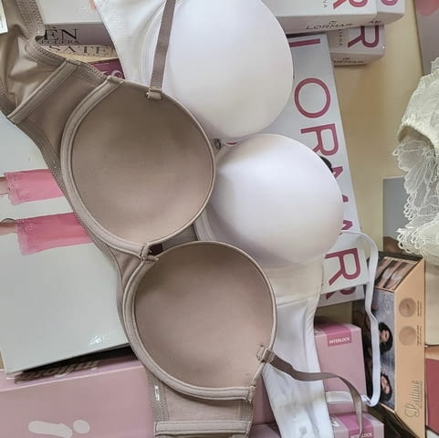 Lormar 65B, 70B, 75B, 80B+S, M, L, XL 5цвята супер пуш-ъп сутиен +2 РАЗМЕРА бриджитка и бразилиана Лормар - снимка 3