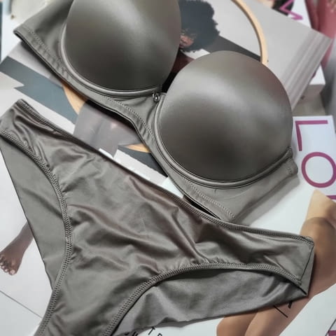 Lormar 65B, 70B, 75B, 80B+S, M, L, XL 5цвята супер пуш-ъп сутиен +2 РАЗМЕРА бриджитка и бразилиана Лормар - снимка 5