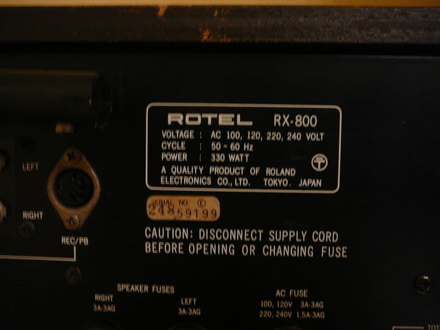 Rotel rx-800 - град Пазарджик | Ресийвъри / Усилватели - снимка 9