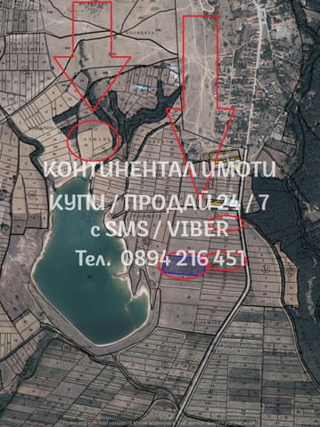 Кодо 62233. Панорамен поземлен имот 14300м2 граничещ с язовир Алмалъка с развит риболов /11дка един - снимка 2