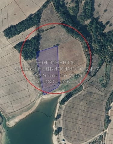 Кодо 62233. Панорамен поземлен имот 14300м2 граничещ с язовир Алмалъка с развит риболов /11дка един - снимка 7