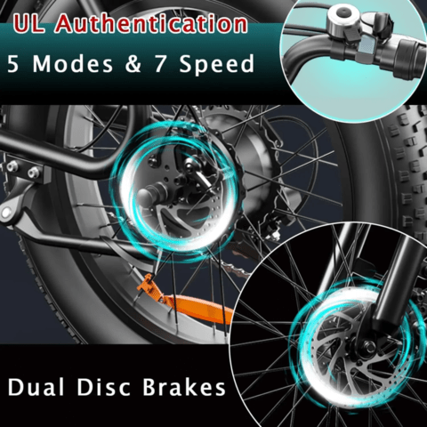 Електрически велосипед/колело EMOKO C91 1000W 17.5AH, city of Razgrad | Other - снимка 4