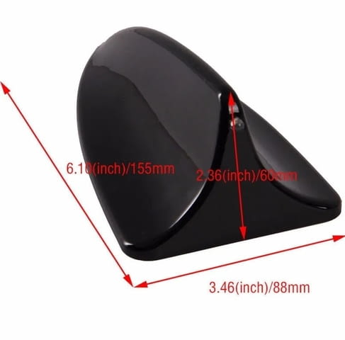 Антена за кола „перка на акула“ – универсална автомобилна антена, пластмасова - снимка 3