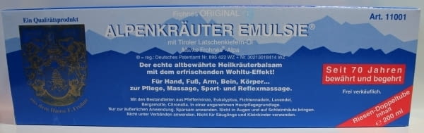 Крем Алпенкройтер/Alpenkrauter Emulsie 100 мл при болки в ставите и мускулите от Германия - снимка 3