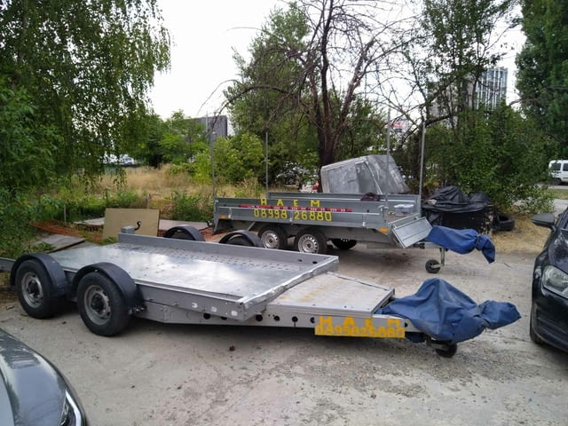 Туристическо ремарке под наем за UTV, ATV, АТВ, УТВ платформа под наем, бус под наем София, хамали Соф - снимка 2