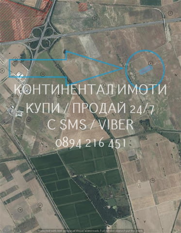 Код 63027. Поземлен имот 8000м2, кат. 4-та, на около 1, 5 км северно от селото и на около 500м от АМ - снимка 2
