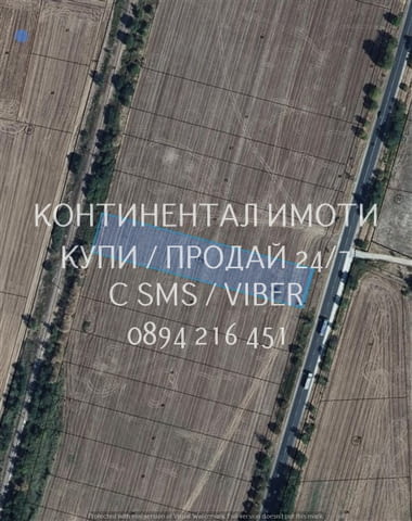 Кодл 63079. Парцел 4400му2 с провилна форма с НТП за със сменен статут за търговска дейност и разреш - снимка 1