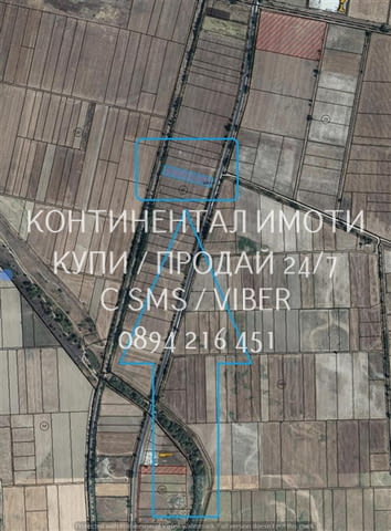 Кодл 63079. Парцел 4400му2 с провилна форма с НТП за със сменен статут за търговска дейност и разреш - снимка 2