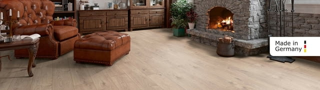 Ламинат Бежов Дъб Атлас 808 AC 5, С 4V - четиристранна факса, Светъл - град София | Паркети / Настилки - снимка 2