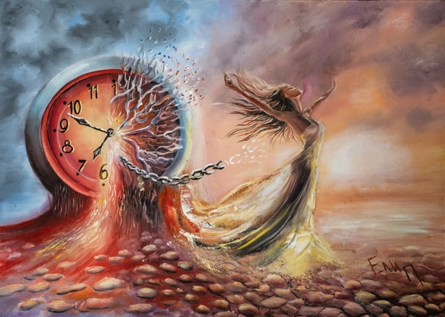 Маслена картина „Свободата“ Painting - city of Varna | Paintings