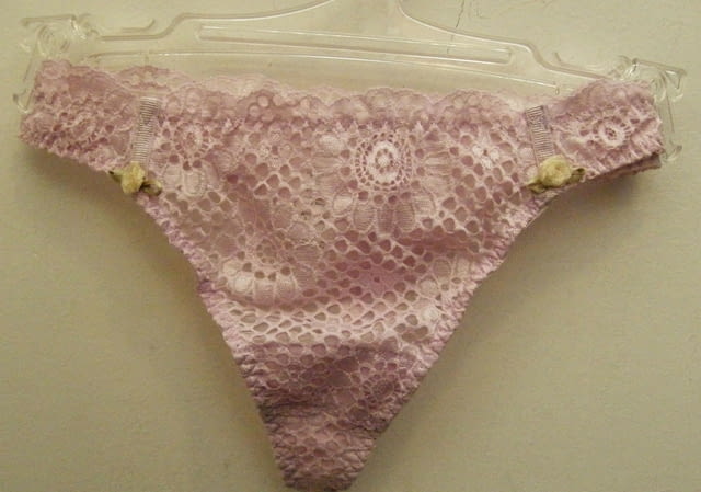 Leilieve S, L италиански ретро розови, бели дантелени прашки ниска талия Лилийв дантелена прашка - снимка 1