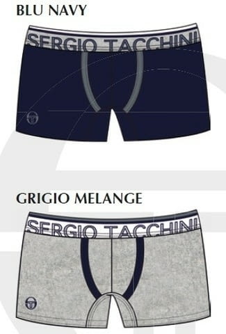 Sergio Tacchini M, L, XL, XXL черни, сиви, сини памучни мъжки боксерки мъжко бельо - снимка 2