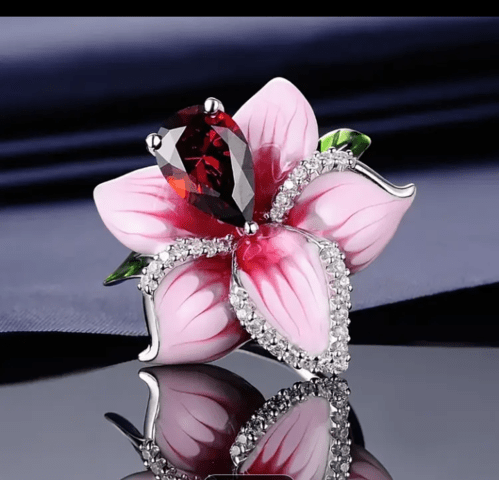 Пръстен Розов цвят Zircon - city of Montana | Rings - снимка 1