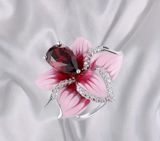 Пръстен Розов цвят Zircon - city of Montana | Rings - снимка 2