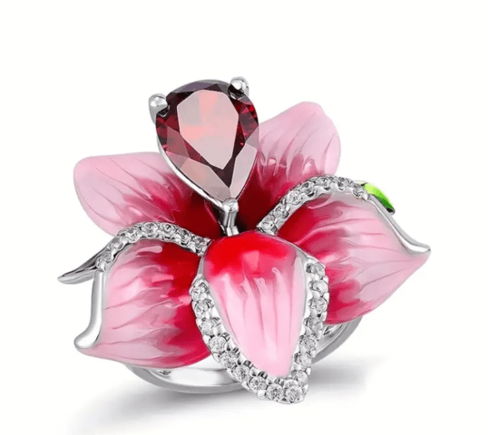 Пръстен Розов цвят Zircon - city of Montana | Rings - снимка 4